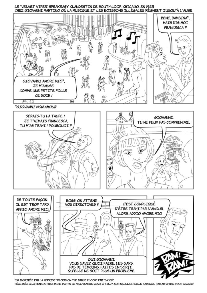 Encrage de la planche