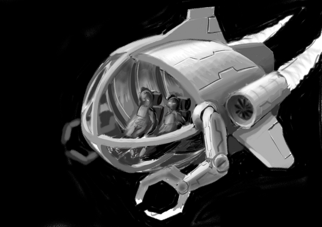 Sous-marin de science-fiction